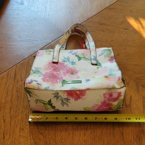 NWT Carlos Santa Floral Medium Purse Crossbody Bag - Picture 9 of 11